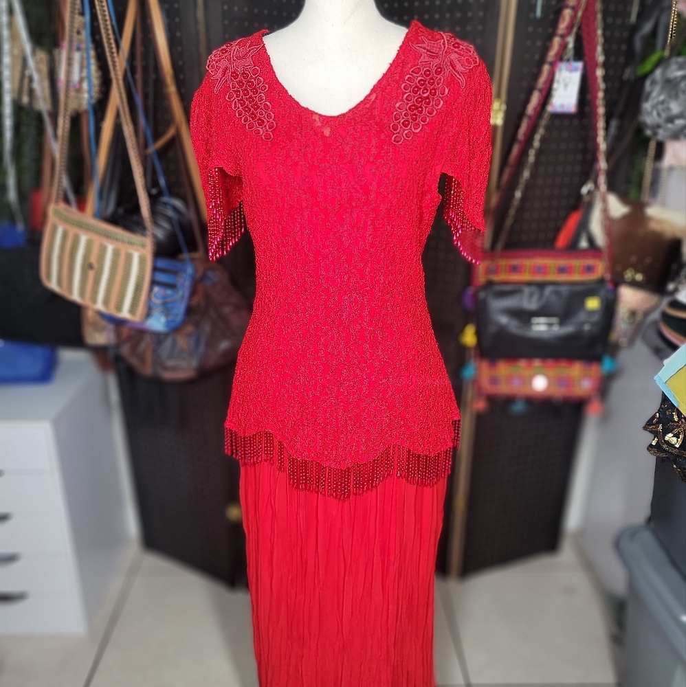 💥 Vintage Beaded Dress